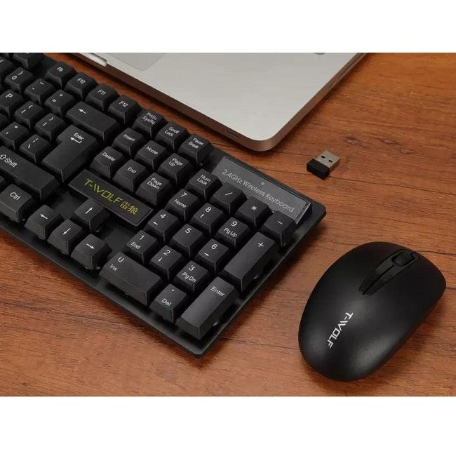 T-Wolf TF-100 Wireless Mouse and Keyboard Combo - Mega IT Stores