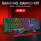 Thunderwolf TF-31 3 in 1 Gaming Combo: Keyboard, Mouse and Mousepad - Mega IT Stores