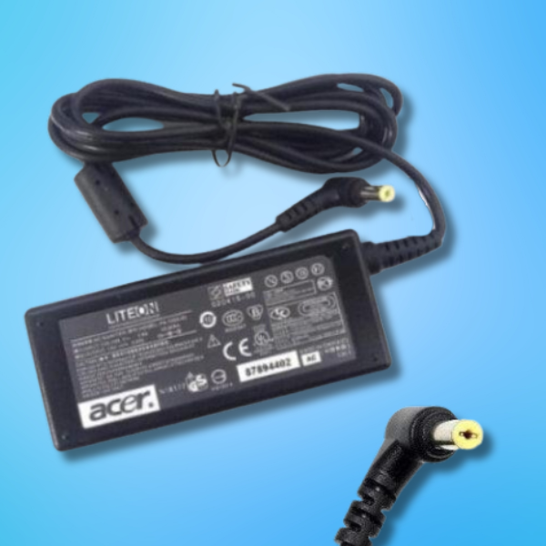 Acer 19V 3.42A (65W) Yellow Pin Laptop Charger