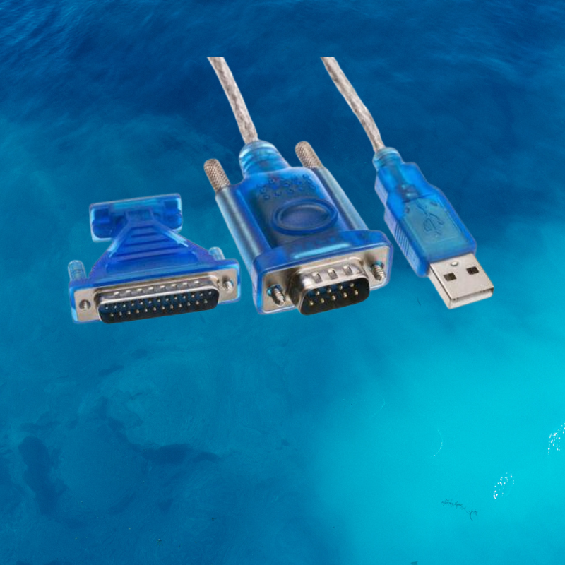 USB 2.0 to RS232/Serial + Parallel Converter Cable
