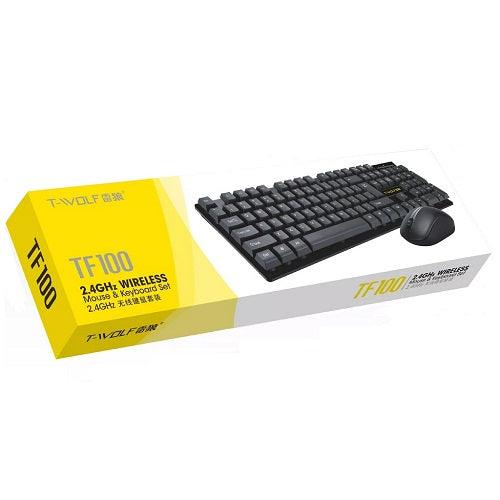 T-Wolf TF-100 Wireless Mouse and Keyboard Combo - Mega IT Stores