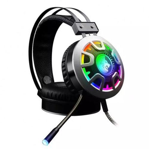 rgb borofone gaming headset black with mic