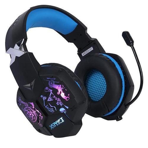 black and blue alcatroz xcraft xp gold wireless headset for gaming